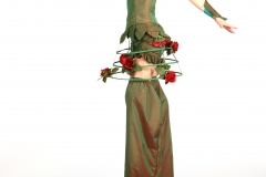 English Roses - Flower themed stilt walkers
