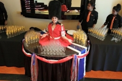 London Guard living drinks table