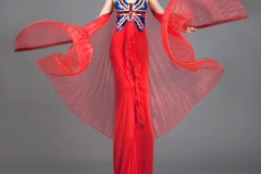 Mariposa - Union Jack stilt walker