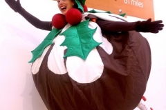 Skating Christmas Puddings