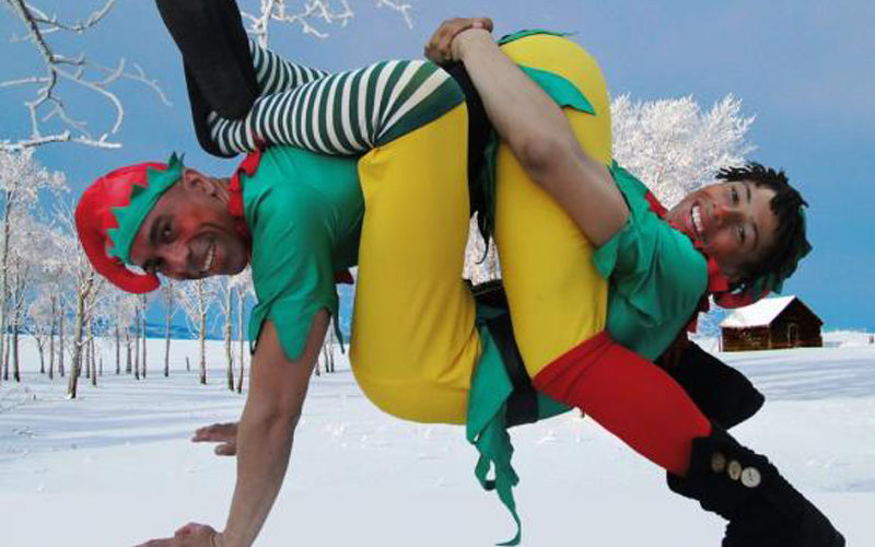Acrobatic Elves - Christmas themed comedy acrobats