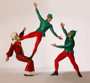 Funky Santa - Christmas themed acrobatic walkabout act