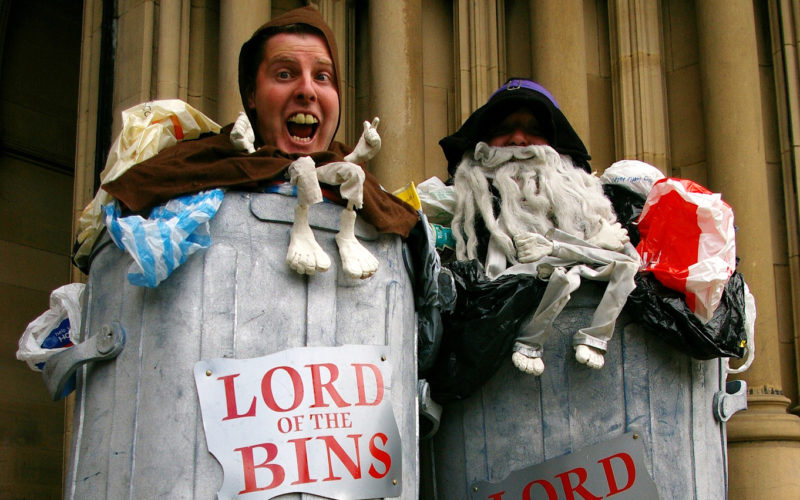 Lord of the Bins - Comedy walkabout characters