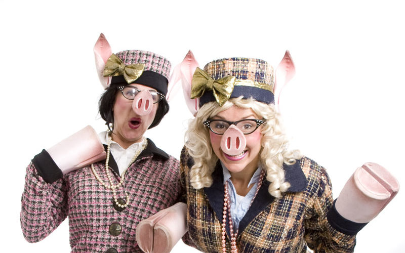Posh Pigs - Comedy walkabout characters