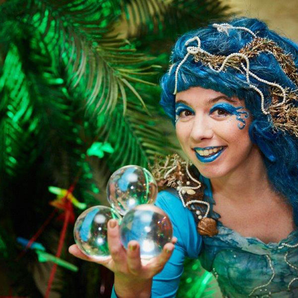Sea Goddess - Crystal ball contact juggler