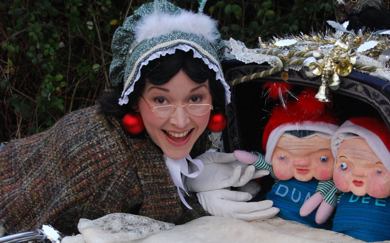The Pram - Victorian Nursie and her charming puppet twins