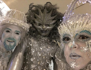 Thawed - Ice themed walkabout characters