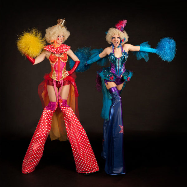 Circus Belles - Stunningly costumed circus themed stilt walkers