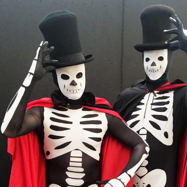 Dancing Skeletons - Comical Halloween characters
