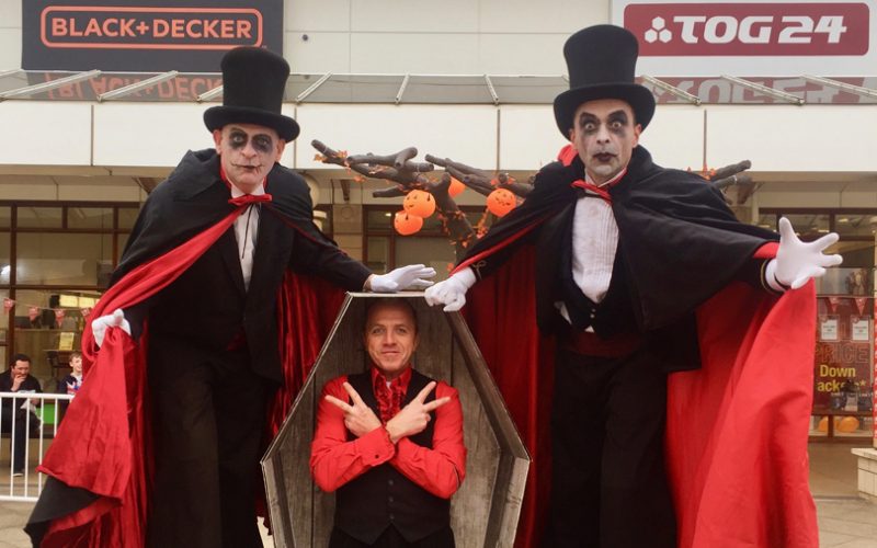 Vampires & Selfie Coffin - A Halloween photo opportunity